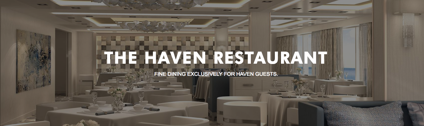 Norwegian Cruise Line Norwegian Bluss The Haven Restaurant Cover.png